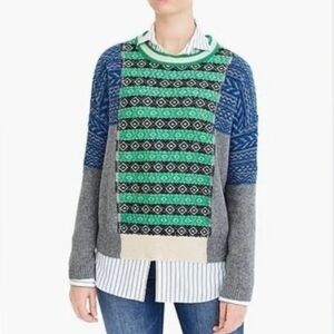 J.Crew The Reeds Fair Isle Sweater. Size Xsmall